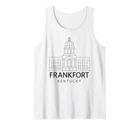 Frankfort Kentucky Capitol State Building Bluegrass Retro Tank Top