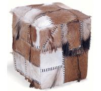 Frankfort Patchwork Cube Pouffe