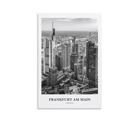 Frankfurt Am Main Photography Poster Decorative Painting Canvas Wall Art Living Room Poster Bedroom Painting Wall Art Picture Print Modern Family Room Decor 20 x 30 Inches (50 x 75 cm)