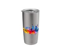 Frankfurt am Main Skyline Stainless Steel Insulated Tumbler