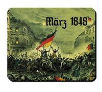 Frankfurt Germany March 1848 Revolution Prussia German Waistband Mouse Pad Mouse Pad Computer Laptop PC # 7903