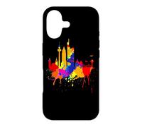 Frankfurt Skyline Colored Painting Art German Love Frankfurt Case for iPhone 17