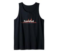 Frankfurt Skyline Minimalist Travel Souvenir City Germany Tank Top
