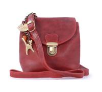 Catwalk Collection Handbags - Ladies Leather Cross Body Bag - Small/Medium Handbag With Adjustable Shoulder Strap - Frankie - Red