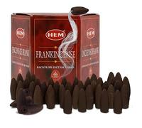 Frankincense Backflow Incense Cones for Inscent Waterfall Aromatic Insent Smoke Fountain Haze Falls and Mat Bundle