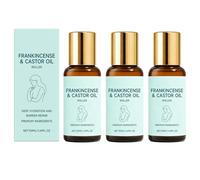 Frankincense & Castor Oil Roll On with Rose Quartz Roller - 50ml Organic Face Oil, Non-Greasy Facial Moisturizer for Smoothing Skin & Reducing Fine Lines, Daily Hydrating Skin Care Roller (3)