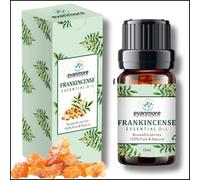 Frankincense Essential Oil 10ml 100% Pure Natural Undiluted Cruelty Free Oils for Diffuser Diffusers Burners Premium Quality Aromatherapy DIY Candle Making Boswellia serrata (10ml, Frankincense)