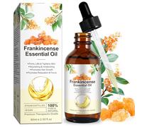 Frankincense Essential Oil for Face & Body Skin Reduces Fine Lines & Stretch Marks, Hydrates & Soothes Irritated Skin, Natural Skincare Frankincense Resin Oil Aromatherapy, Skin Care, Spa 2.02 fl oz