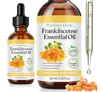 Frankincense Essential Oil - Organic Frankincense Resin Oil Pure Natural for Aromatherapy, Diffusers, Candle Making & Spa | Massage & Skin Care - Anti-Aging and Firming and Lifting - 60ml