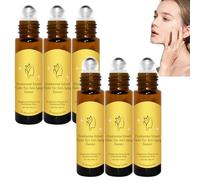 Frankincense Eye Roller Ball Essence Oil, Nourishing Serum for Bags and Fine Lines, Anti-Aging Eye Roller to Reduce Puffiness, Brightening Moisturizing for Tired Eyes with Instant Lift Effect (6pcs)