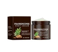 Frankincense Foot Cream with Aloe Vera & Peppermint Oil - Moisturizing Daily Care for Dry Feet & Rough Heels, 3.53 oz