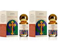 Frankincense & Myrrh Anointing Oil 9ml (0.3 fl oz.)| Blessings from The Holy Lands | Blessed from Jerusalem with Biblical Spices | Christian Gifts | Holy Oil for Prayer and Protection (Pack of 2)