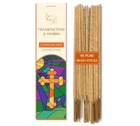 Frankincense & Myrrh Luxury Incense Sticks by Aromafume| 3x30 Sticks for Prayer, Meditation, Aromatherapy, Purification & Protection| 100% Natural, Charcoal Free| Long Lasting Aroma, Spiritual Gifts