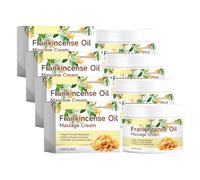 Frankincense Oil Massage Cream, Muscle Support - Deep Moisturizing Frankincense Cream for Sensitive Skin, Hydrates & Restores Skin,Skincare Moisturizer for Men & Women (4PCS)