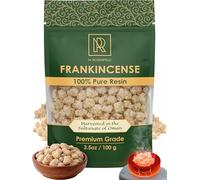 Frankincense Resin 3.5 oz (100g) - Premium Oman Boswellia Sacra Frankincense, 100% Pure Natural Incense Resin Tears for Burning, Aromatherapy, Meditation & Spiritual Cleansing