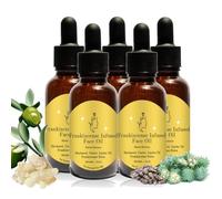Frankincense Resin Oil for Face, Black Seed Castor & Jojoba Oils for Face Anti-Aging Facial Moisturizer Cold Pressed Serum Natural Frankincense Oil for Skin Care (5PC, 30ml)