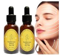 Frankincense Resin Oil for Face, Frankincense Resin Infused Oil for Face, Organic Black Seed Castor & Jojoba Oils, Cold Pressed Serum Anti-Aging Wrinkle Miracle Facial Moisturizer (30ML, 2PC)