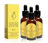 Frankincense Resin Oil for Face, Organic Black Seed Castor & Jojoba Oils for Face Anti-Aging Miracle Facial Moisturizer Cold Pressed Serum Natural Frankincense Oil for Skin Care (3PC, 30ml)
