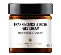 Frankincense & Rose Face Cream - Deeply Hydrating Natural Moisturiser for Dry & Mature Skin - With Essential Oils - 60ml - Amphora Aromatics