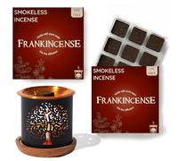 Frankincense Smokeless Incense Bricks & Tree of Life Burner, Aromafume