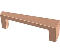 Franklin Brass Angled Cabinet Pull, Copper, 3 in (76 mm) Drawer Handle, 10 Pack, P40827K-BCP-C