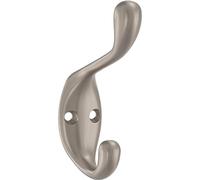 Franklin Brass B34864K-NIC-C Heavy Duty Coat and Hat Wall Hooks in Nickel (10-Pack)