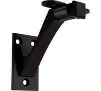 Franklin Brass Classic Edge 3 in. (76 mm) Handrail Bracket in Matte Black (4-Pack), B47253D-FB-C