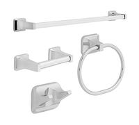 FRANKLIN BRASS DS2400PC Futura, Bath Hardware Accessory 4 Piece Kit, Polished Chrome