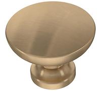 Franklin Brass Fulton (5-Pack) Gold Cabinet Knobs Champagne Bronze Hardware for Kitchen, Drawer Pulls, Dressers, Closet Door 1-3/16' P29523Z-CZA-B