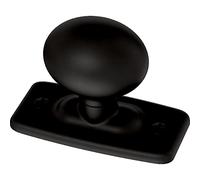 Franklin Brass Iron Craft (5-Pack) Cabinet Knobs | Matte Black Handles for Dresser Furniture Drawers/Kitchen/Door/Bathroom | 1-1/4" P28198K-FB-B
