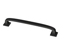 Franklin Brass Lombard (1-Pack) Cabinet Handles 5-1/16' Hole Center Matte Black Kitchen Drawer Pulls Dresser, Furniture Hardware P29614K-FB-C