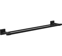 Franklin Brass Maxted MAX25-FB 24-Inch Double Towel Bar Matte Black Bathroom Accessories