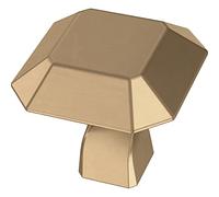 Franklin Brass Napier Cabinet Knob, Champagne Bronze, 1-1/8 in (29mm) Drawer Knob, 5 Pack, P41759K-CZ-B