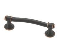 Franklin Brass Nautical Cabinet Pull, Bronze, 3 in (76 mm) Drawer Handle, 1 Pack, P18639V-VBC-C