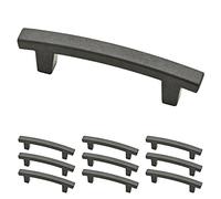 Franklin Brass P29519K-SI-B Soft Iron 3-Inch Pierce Kitchen or Furniture Cabinet Hardware Drawer Handle Pull, 10 Pack