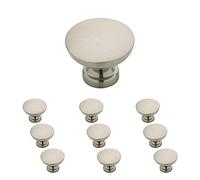 Franklin Brass P29523K-SN-B Round Top Kitchen Cabinet Drawer Knobs, Satin Nickel, 1-3/16" (30mm)