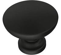 Franklin Brass P29523Z-FB-B Fulton Cabinet Knob, Matte Black, 1-3/16" (30mm)