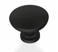 Franklin Brass P29523Z-FB-B Fulton Cabinet Knob, Matte Black, 10 Count Pack