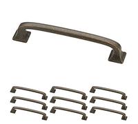 Franklin Brass P29613K-WCN-B 4" (102mm) Square Feet Pull, Warm Chestnut
