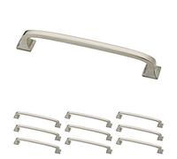Franklin Brass P29614K-SN-B 5-1/16" (128mm) Square Feet Pull, Satin Nickel