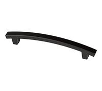 Franklin Brass P29616K-FB-B Pierce Cabient Drawer Pull 5-1/16" (128mm), Black, 5-Pack