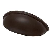 Franklin Brass P34702K-324-B1 Cup Pulls Cabinet Drawer Handle 3" (76mm), Bronze, 5-Pack