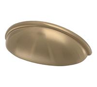 Franklin Brass P34702K-CZ-B1 Cup Pulls Cabinet Drawer Handle 3" (76mm), Gold, 10-Pack