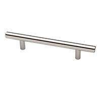 Franklin Brass P35304K-SS-B, 4" (102mm) Euro Style Steel Bar Pull Kitchen Cabinet Handle, 10-Pack, Stainless Steel, 10 Pack