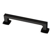 Franklin Brass P41771K-FB-B Parow Cabinet Drawer Handle 5-1/16" (128mm), Black, 5-Pack
