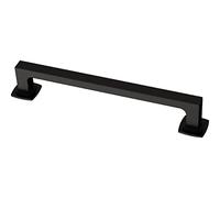 Franklin Brass P41772K-FB-B Parow Cabinet Drawer Handle 6-5/16" (160mm), Black, 5-Pack