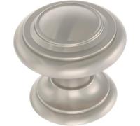 Franklin Brass P44435K-NIC-B Simple Double Ring 1-1/8 in. (29 mm) Painted Nickel Round Cabinet Knob (10-Pack)