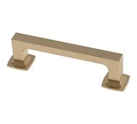Franklin Brass Parow (5-Pack) Cabinet Handles 3-3/4" Hole Center Pulls | Champagne Bronze Hardware Kitchen Door, Drawers, Dressers, Furniture P41770K-CZ-B