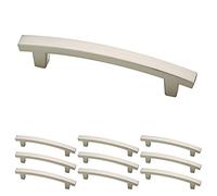 Franklin Brass Pierce Cabinet Pull, Nickel, 4 in Drawer Handle, 10 Pack, P29615K-SN-B