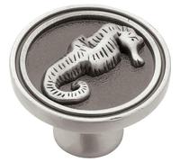 Franklin Brass Seaside Cottage (5-Pack) Cabinet Knobs | Brushed Satin Pewter Handles for Dresser Furniture Drawers/Kitchen/Door/Bathroom | 1-3/8" PBF661-BSP-C1